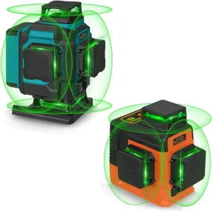 Takamine 16 Lines 4x360° Green Laser Level Pro and a 12 Lines Laser Level Self Leveling 3x360° 3D Green Laser Level