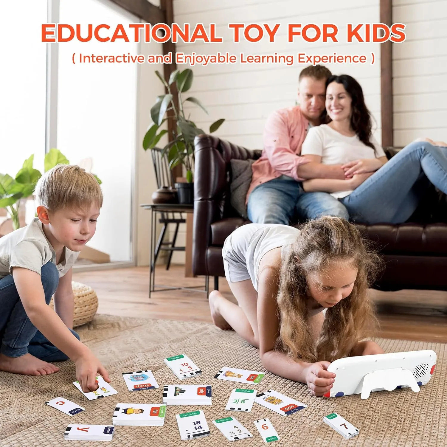 Talking Flash Cards for Toddlers Speech Therapy Toys Montessori Educational Toy for Kid Math & Alphabet Sight Word Games Sensory Learning Toys for 3  Year Old