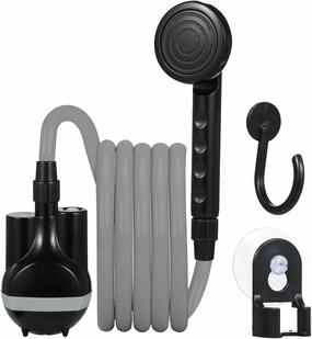 TARSHYRY Portable Camping Shower Compact Lightweight Design, Easy to Carry Outdoors for Emergency, Hanging Shower Head on Buckets