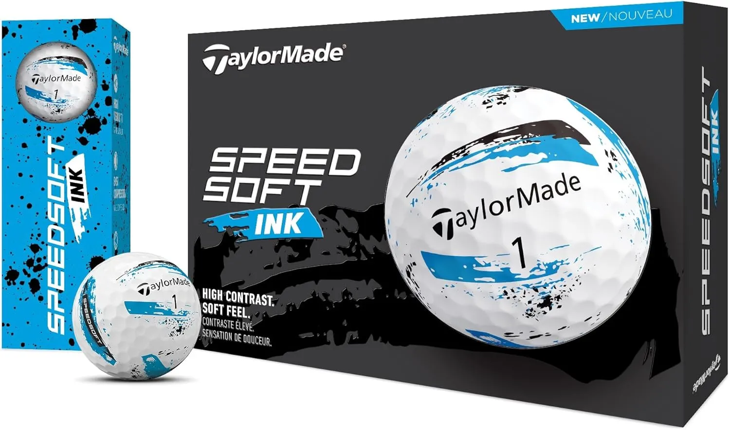 TaylorMade Golf Speed Soft Ink Golf Balls