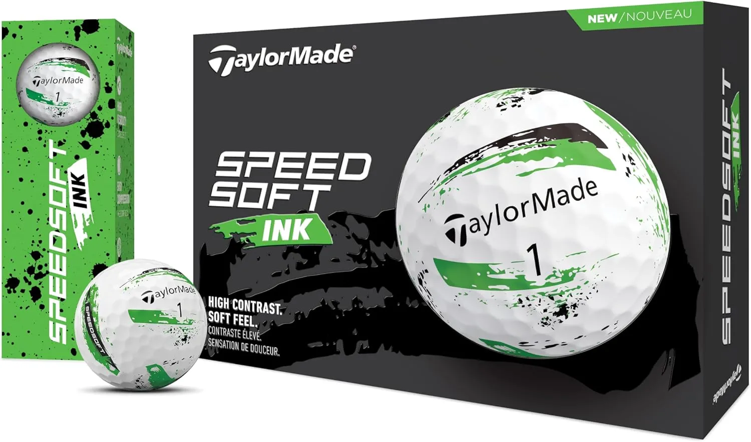 TaylorMade Golf Speed Soft Ink Golf Balls