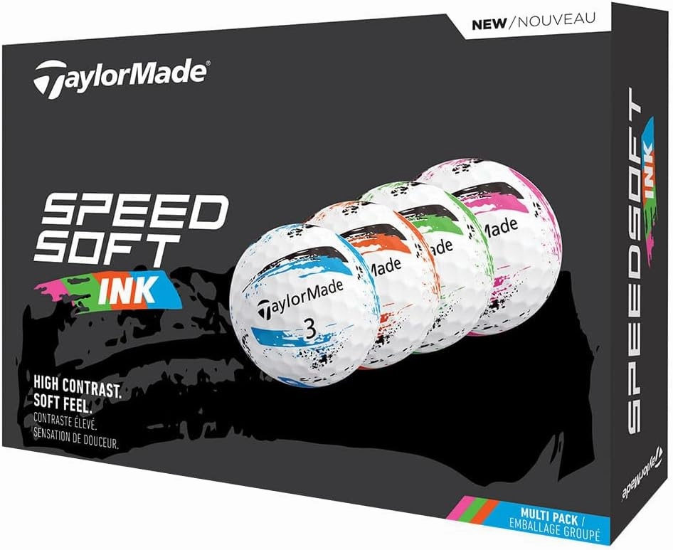 TaylorMade Golf Speed Soft Ink Golf Balls