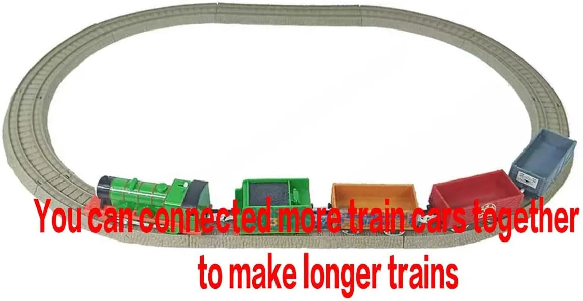 Th-omas and Friends Train Plastic Electric Master Battery Powered Toy Set Kids Boys Girls (Bash Train Set)