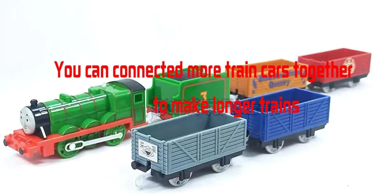 Th-omas and Friends Train Plastic Electric Master Battery Powered Toy Set Kids Boys Girls (Bash Train Set)