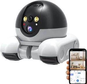The Blinky Bot, Blinky Bot, Blinky Bot Camera, Blinky Bot Robot, Blinky Bot WiFi Security Camera, Blinky Bot Robot, Indoor Little Cameras Robot with 2-Way Talk, Night Vision, App Control (Wifi)