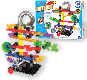 The Learning Journey - Techno Gears - Marble Mania - Hotshot 100  Pieces - Marble Runs for Kids - STEM Toys for Boys & Girls Ages 6-12 Years - Award Winning Toys (567890)