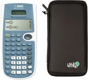 TI 30 XS Multiview Scientific Calculator   WYNGS Protective Case Black