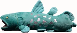 Tiny Heart Simulation Coelacanth Plush Toys, 14.96inch Soft Coelacanth Fish Stuffed Animal Plush Toys Christmas Boys Girls Gift Decoration