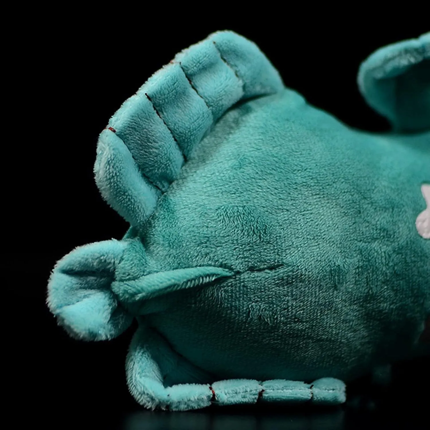 Tiny Heart Simulation Coelacanth Plush Toys, 14.96inch Soft Coelacanth Fish Stuffed Animal Plush Toys Christmas Boys Girls Gift Decoration