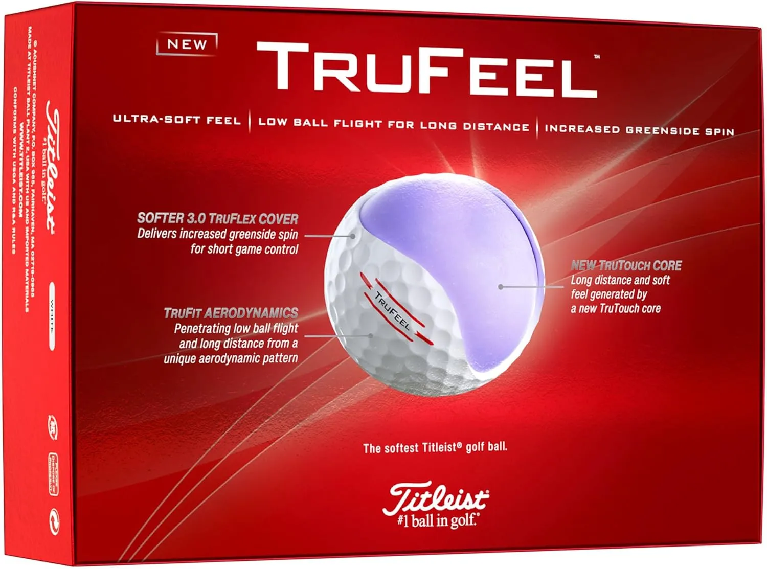 Titleist TruFeel Golf Balls (One Dozen)