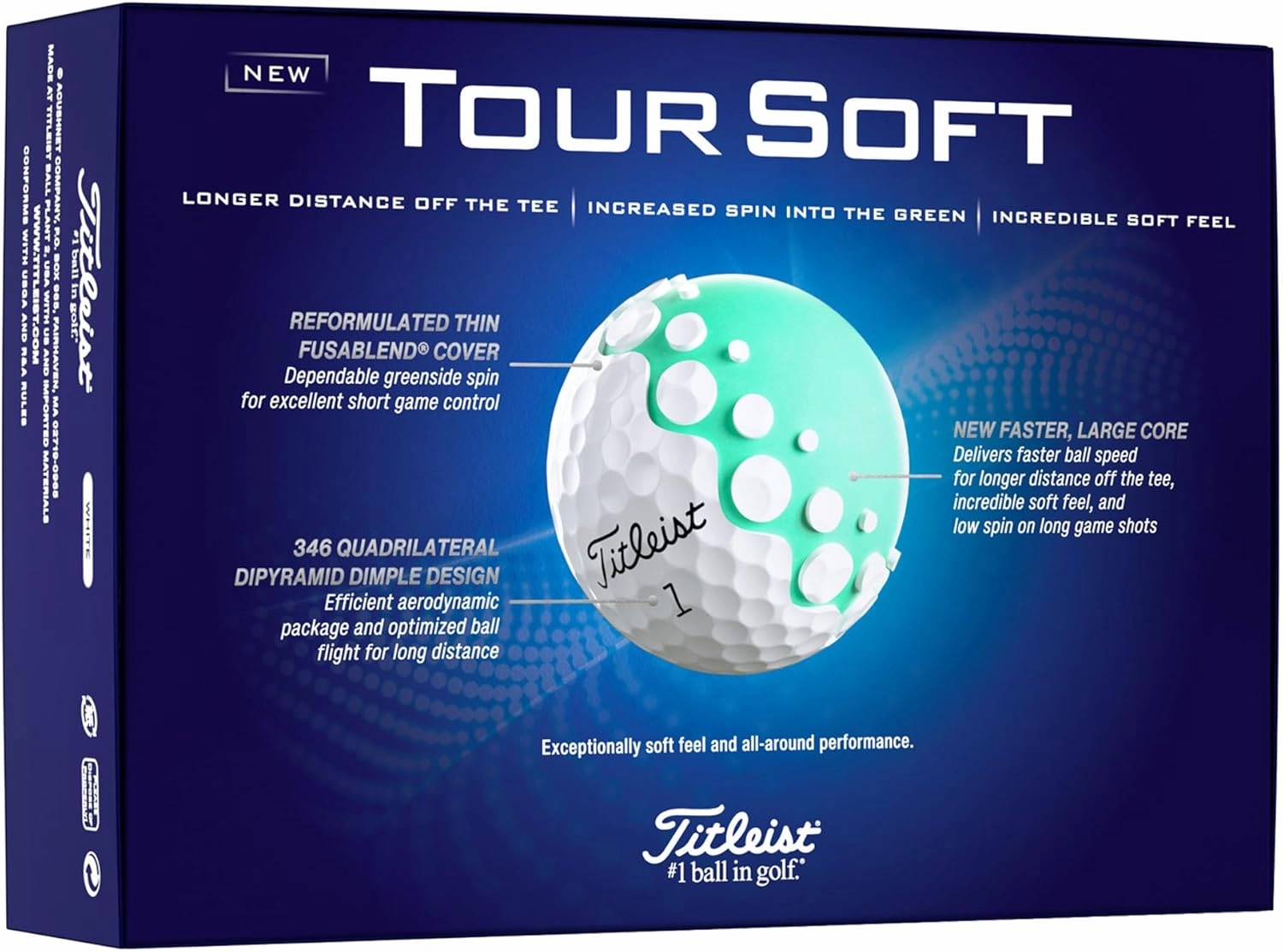 Titleist Tour Soft Golf Balls (One Dozen)