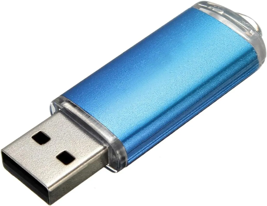 TOPESEL USB Flash Drive 5 Pack 64GB USB 2.0 Flash Drive Memory Stick USB Drive Jump Drive USB Storage Flash Drives Pen Drive Thumb Drives (5 Mixed Colors: Black Blue Green Red Silver)