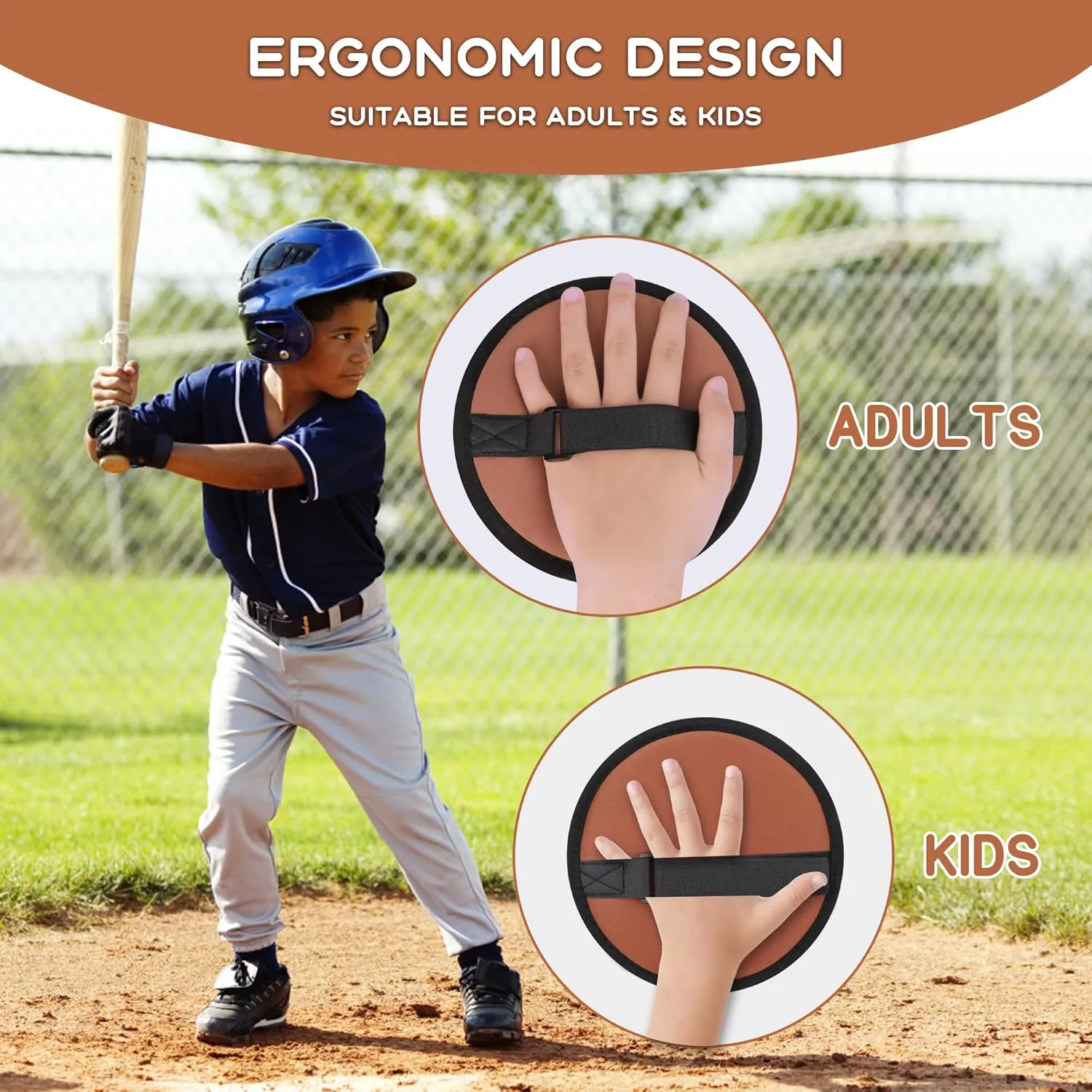 Toss and Catch Soft Sticky Ball Game Set for Kids 3-5, Toddler Baseball Glove Paddle Pads Catch Tennis Ball Sports Toys Indoor, Sticky Catcher Mitt with Softball Play Catching Beginner Set