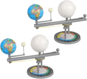Totority 2pcs Boy Girl Astronomical Model Solar System Kit DIY Sun Orbit Simulation for Science Teaching and Learning Educational for Young Astronomers