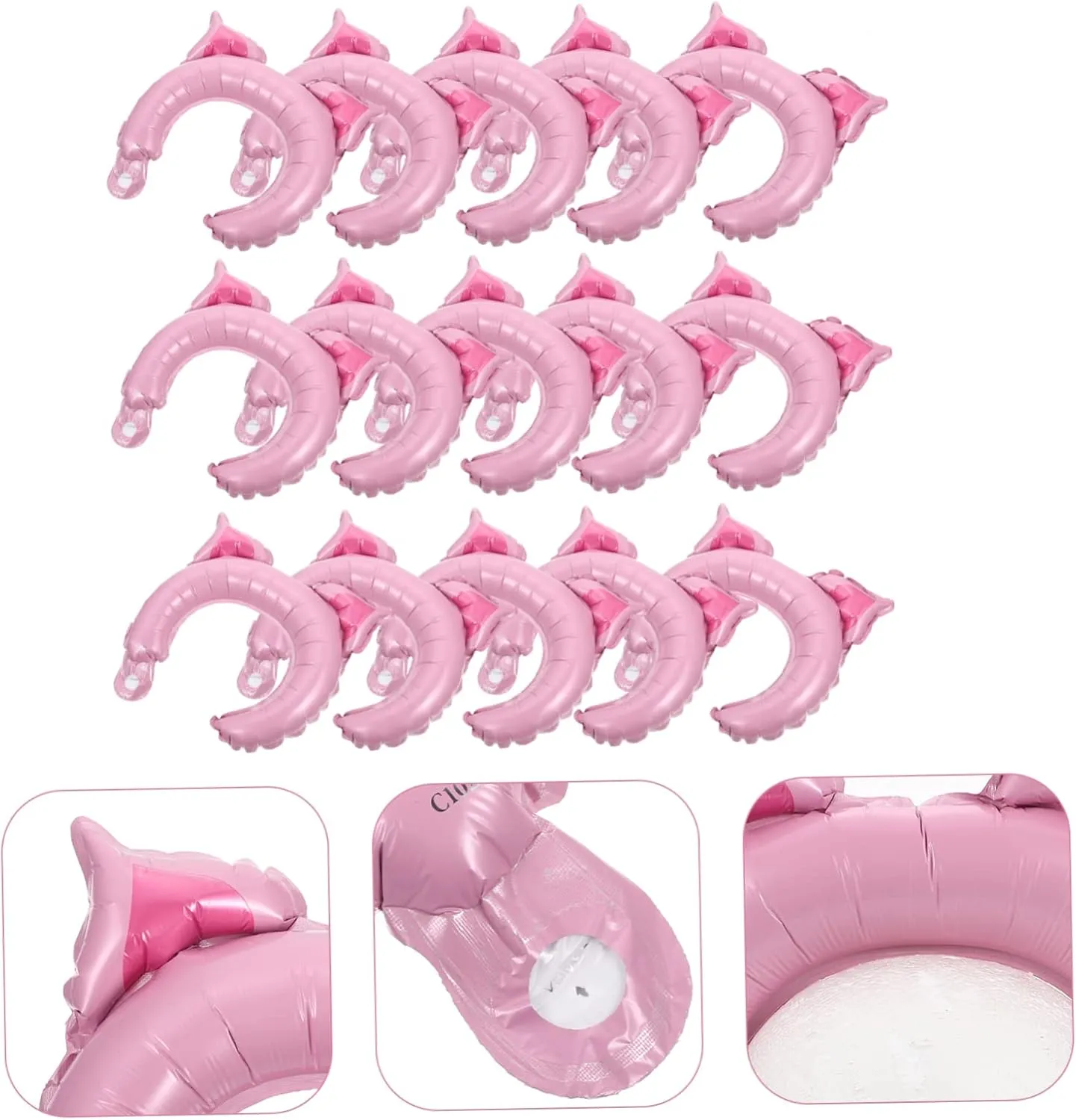 Totority 3sets Party Balloon Headband Animals Inflatable Headband Rabbit Animal Balloons for Kids Fun Decorations 50pcs*3