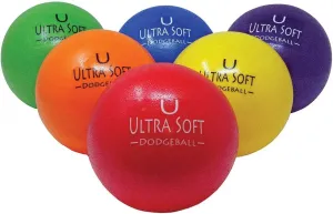 Ultra Soft 6" Dodge Balls with Pick-Proof Covers, Inflatable