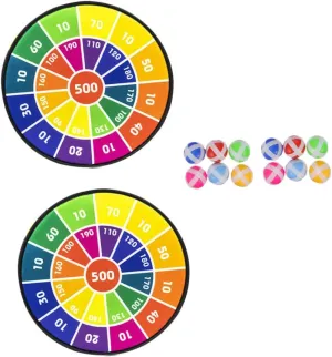 UPKOCH 2 Sets Indoor Board with Sticky Balls Fun Family Game for Enhances Hand Eye Coordination Interactive Sports Activity for Adults