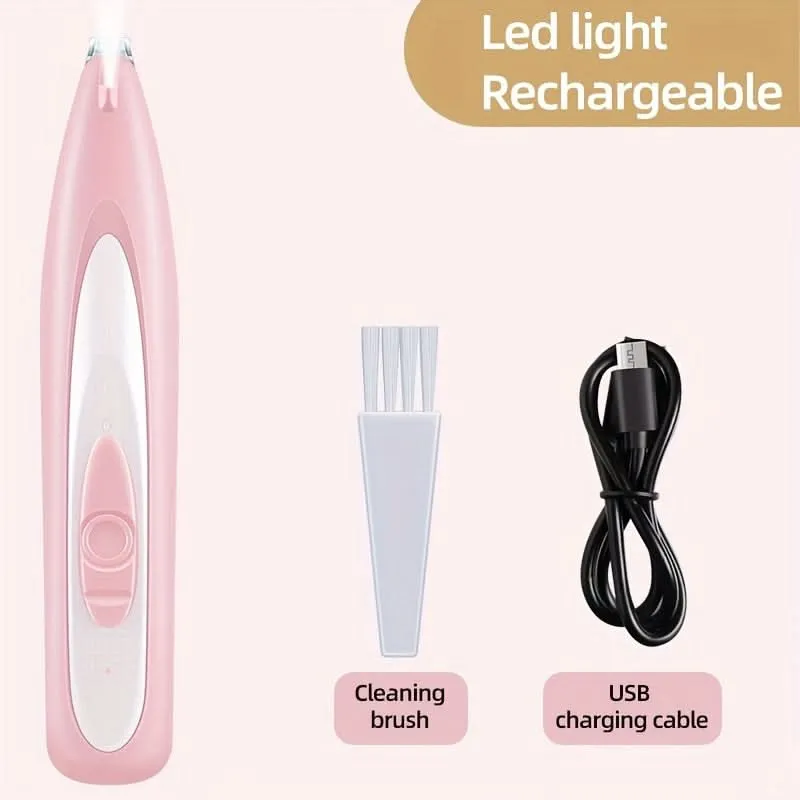 USB Rechargeable LED Pet Paw Trimmer