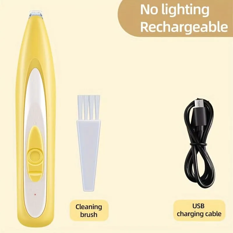 USB Rechargeable LED Pet Paw Trimmer