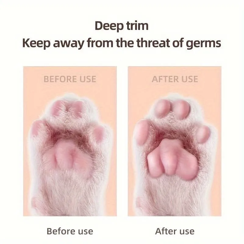 USB Rechargeable LED Pet Paw Trimmer