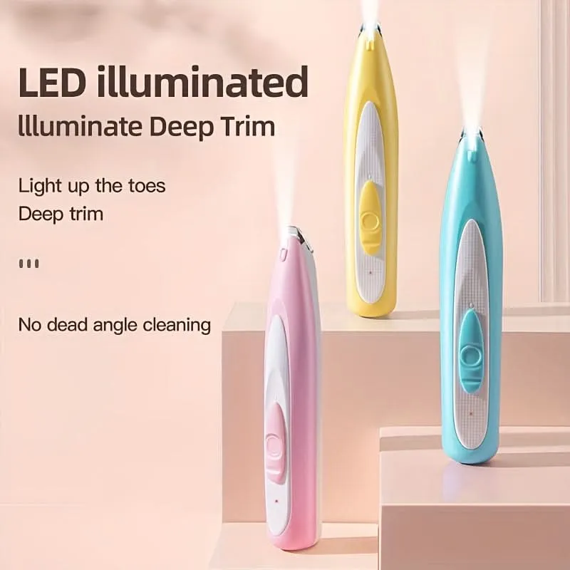 USB Rechargeable LED Pet Paw Trimmer