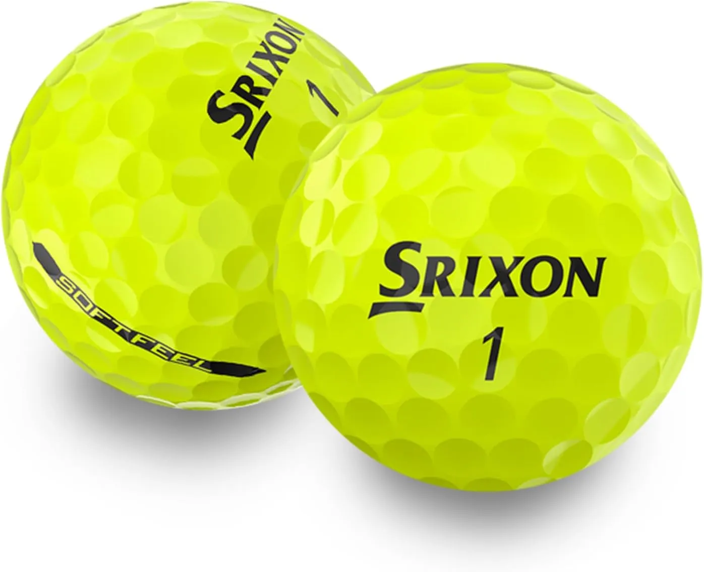 Used and Recycled for Srixon Soft Feel Near Mint 4A (White & Yellow) (24 & 48) Golf Balls Mesh Bag Included