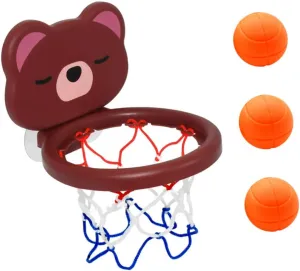 Veemoon Suction Cup Basketball Hoop, Cartoon Basketball Hoop Suction Cup Basketball Hoop for Outdoor Basketball Shooting Game