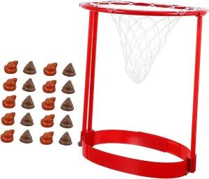 VICASKY 1 Set Throwing Poop Prank Spider for Slippers Poop Prank Bath Snake Prank Mini Basketball Hoop for Adults Pj Game Bouncy Balls Filler