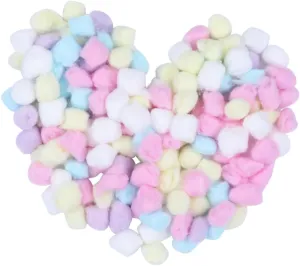 VICASKY 500g Face Cotton Balls Bulk Makeup Rounds Pure Cotton Soft Absorbent Reusable Perfect for Beauty Salon Home Use