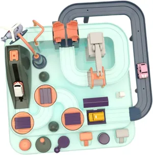 VICASKY Educational Boys and Girls Car Track Toys Parent-Child Interactive Game for Boys Girls Birthday Present