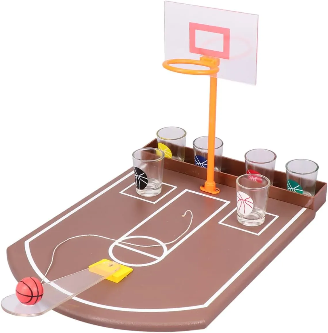 VICASKY Table Basketball Toy Mini Hoop Entertainment Supplies Desktop Basketball Game
