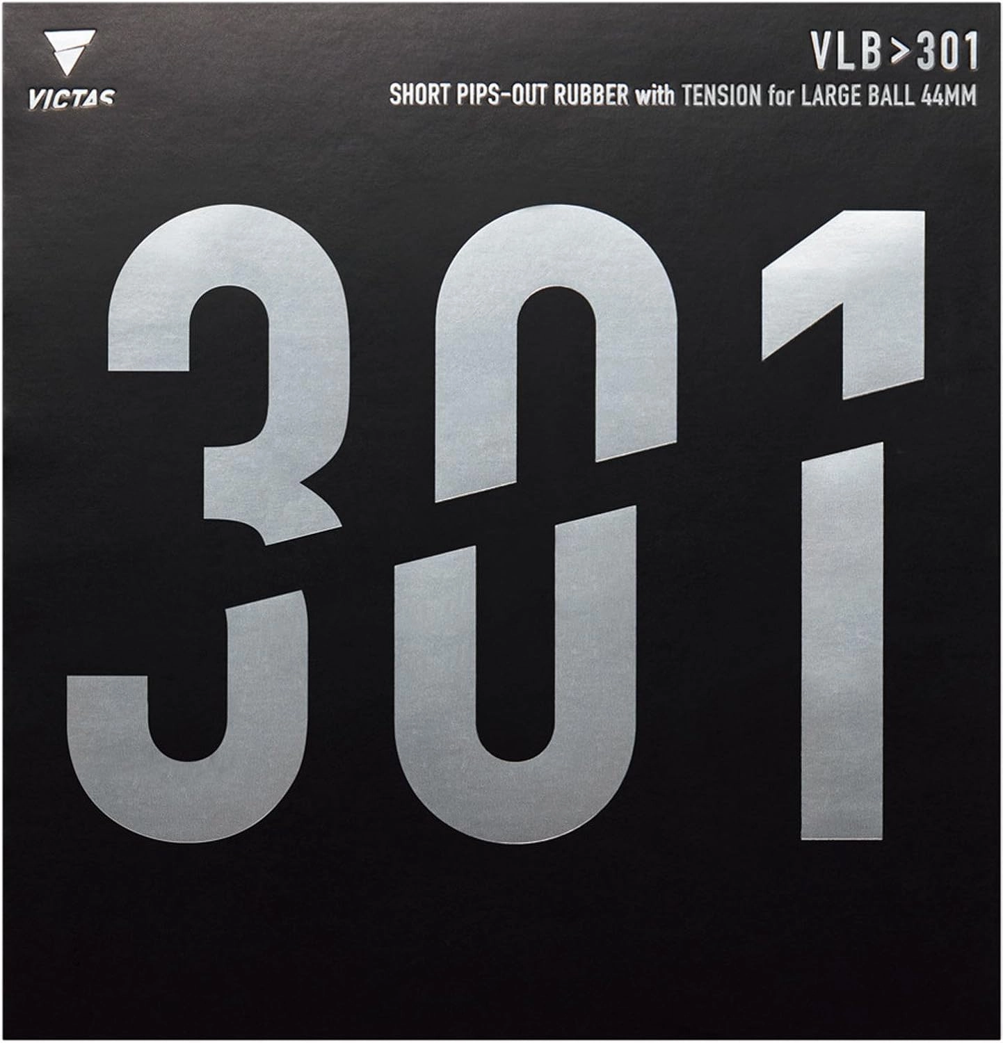 VICTAS(ヴィクタス) 卓球 ラージ用 表ソフトラバー VLB301 020212 ブラック 2サイズ
