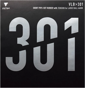 VICTAS(ヴィクタス) 卓球 ラージ用 表ソフトラバー VLB301 020212 ブラック 2サイズ