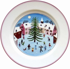 Villeroy & Boch Naif Christmas Salad Plate, 8.25"