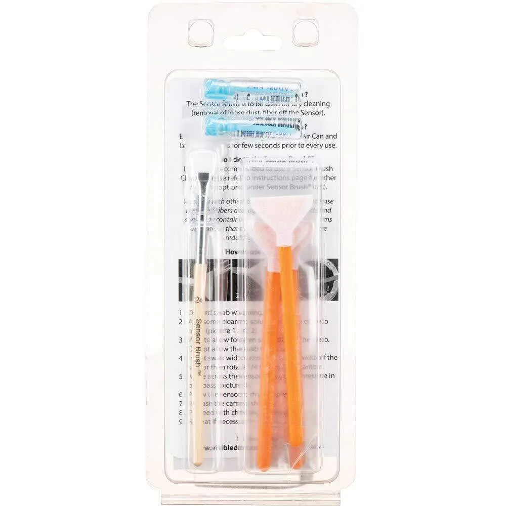 Visible Dust EZ Sensor Cleaning Kit PLUS 1.0x With Orange Vswabs and VDust Plus and Sensor Brush