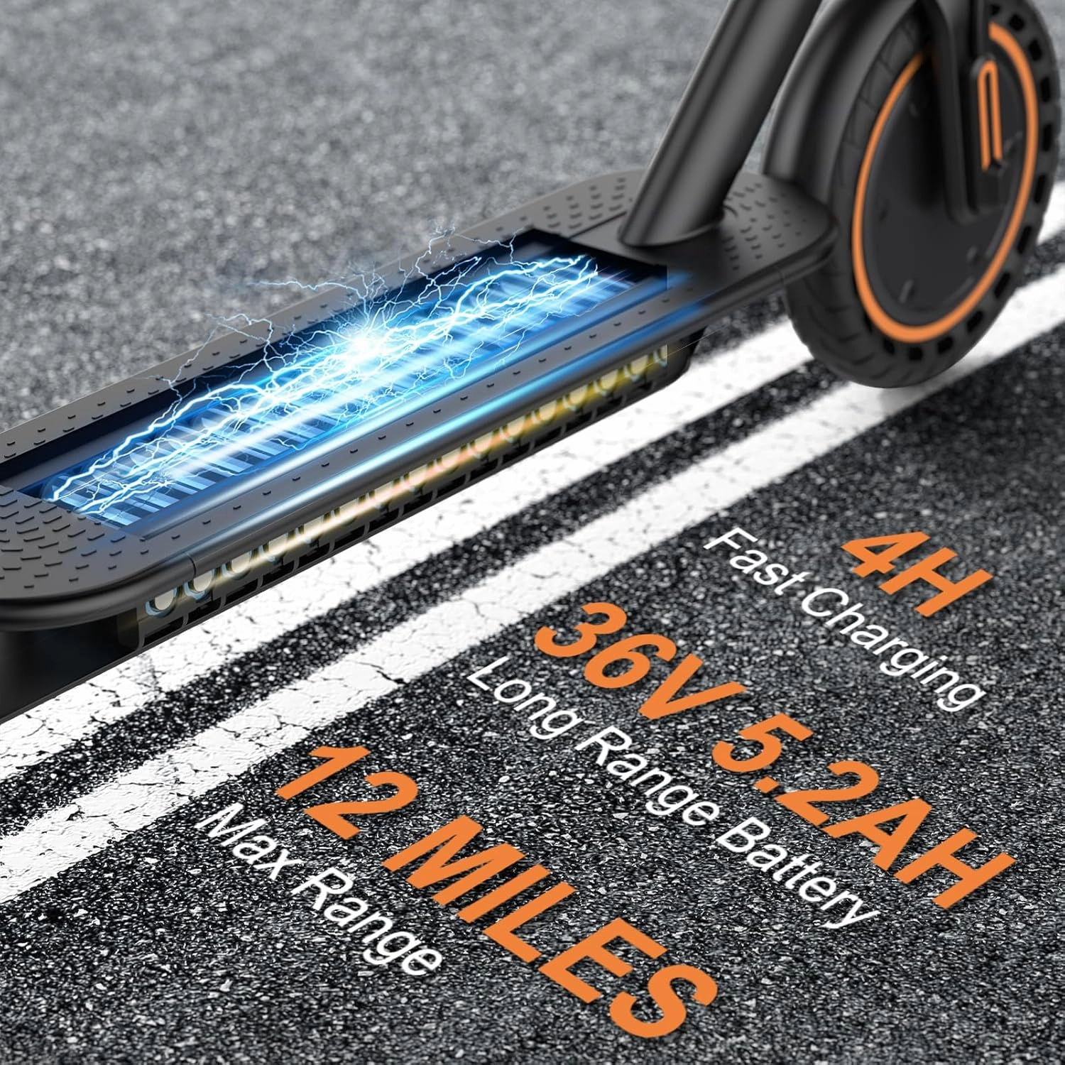 VOLPAM Electric Scooter, 350W/500W, 8.5"/10" Tires, 12/21/28 Miles Range, 16/19/22Mph, Folding E-Scooter with Dual Braking