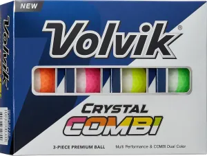 Volvik Crystal Combi Golf Balls (One Dozen)
