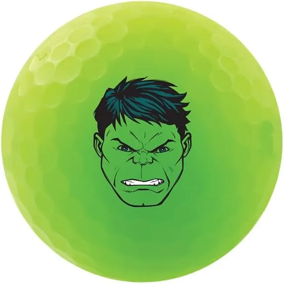 Volvik Vivid Soft: Hulk 4 Golf Gift 4-Ball Pack