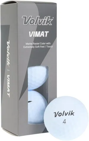 ボルビック(Volvik) Volvic VIMAT 2023 White (Pack of 3)