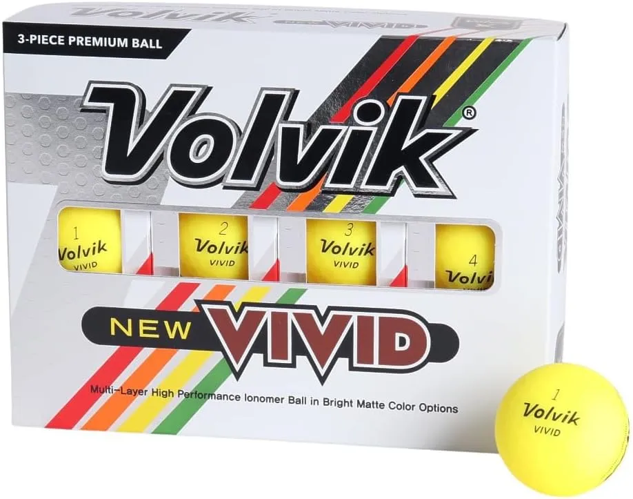 ボルビック(Volvik) Volvic Vivid Yellow 1 Dozen