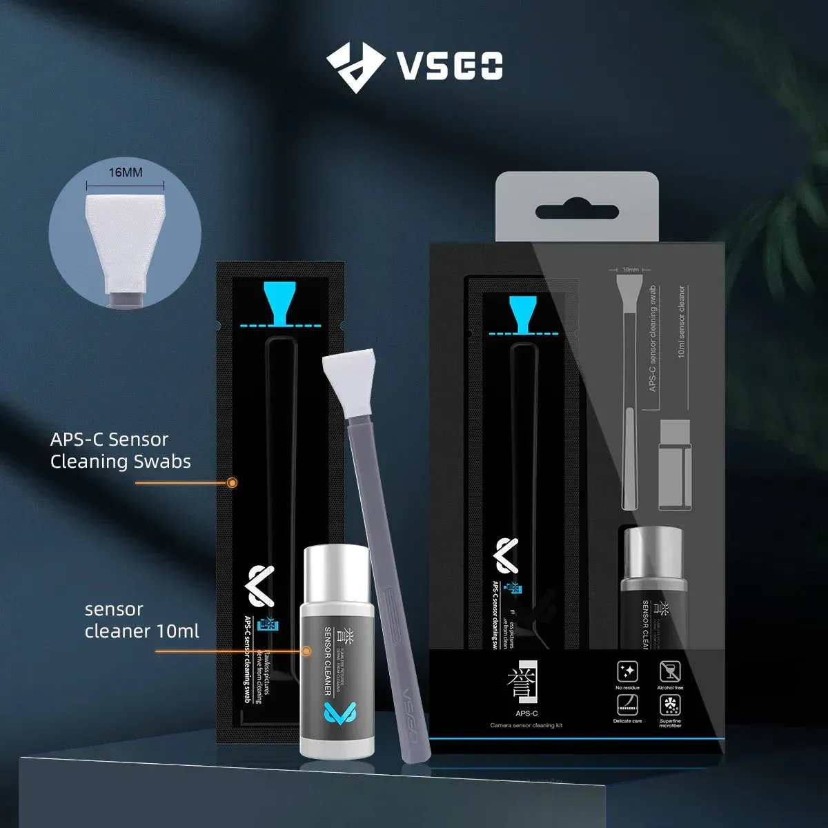 VSGO 11-in-1 APS-C Sensor Cleaning Kit