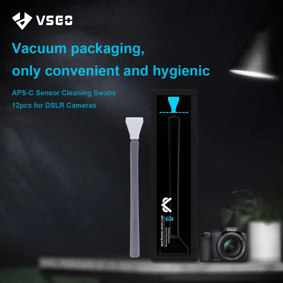 VSGO APS-C Sensor Cleaning Swabs - 16mmx12pcs