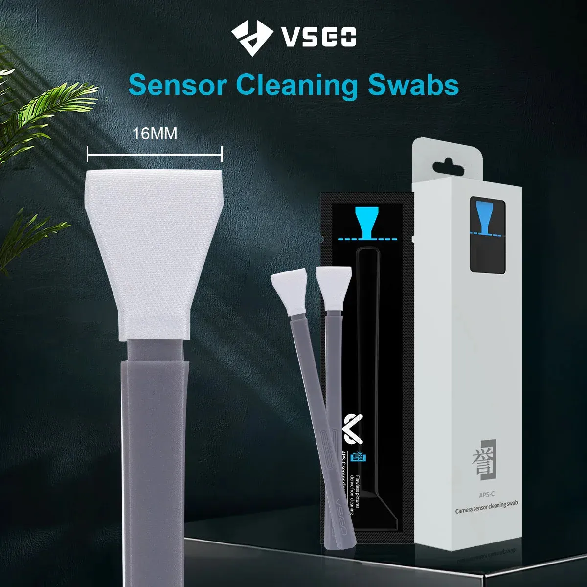 VSGO APS-C Sensor Cleaning Swabs - 16mmx12pcs