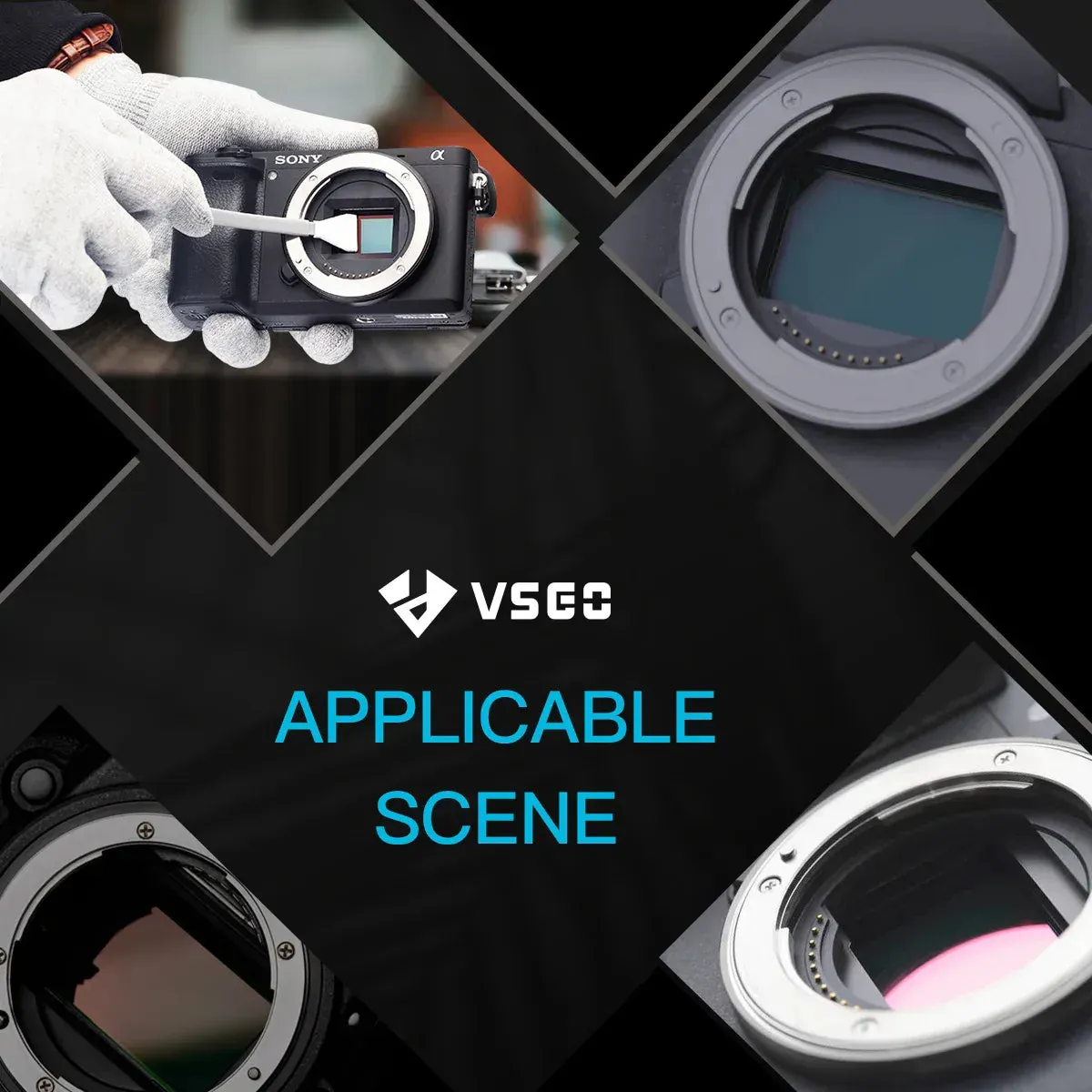 VSGO APS-C Sensor Cleaning Swabs - 16mmx12pcs