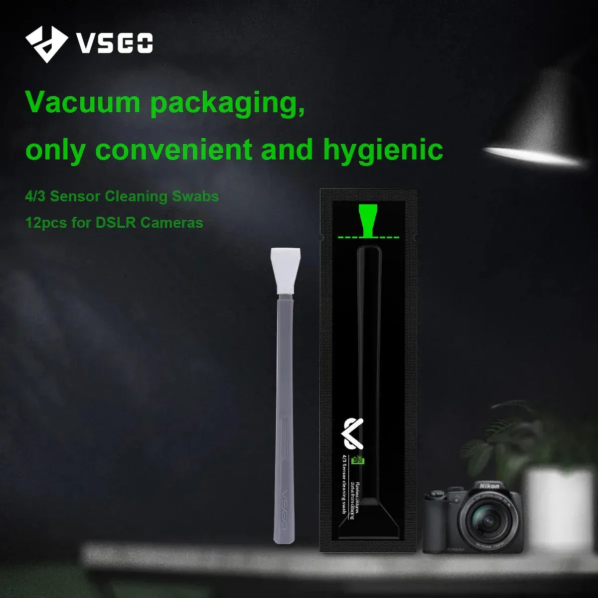VSGO Sensor Cleaning Swab Kit for Micro 4/3 Camera - 12mmx12pcs