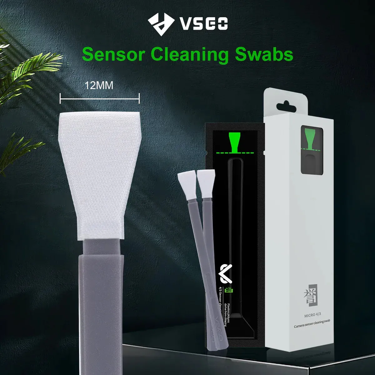 VSGO Sensor Cleaning Swab Kit for Micro 4/3 Camera - 12mmx12pcs
