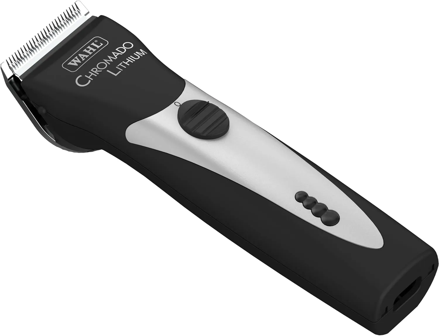 Wahl Professional Animal Chromado Lithium Pet, Dog, Cat & Horse Corded/Cordless Clipper Kit (#41871-0434) - Dog, Cat & Horse Grooming Supplies - Cord/Cordless - Pet Clippers - Black & Silver