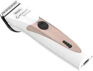 Wahl Professional Animal Chromado Lithium Pet, Dog, Cat & Horse Corded/Cordless Clipper Kit (#41871-0435) - Dog, Cat & Horse Grooming Supplies - Cord/Cordless - Pet Clippers - White & Rose Gold
