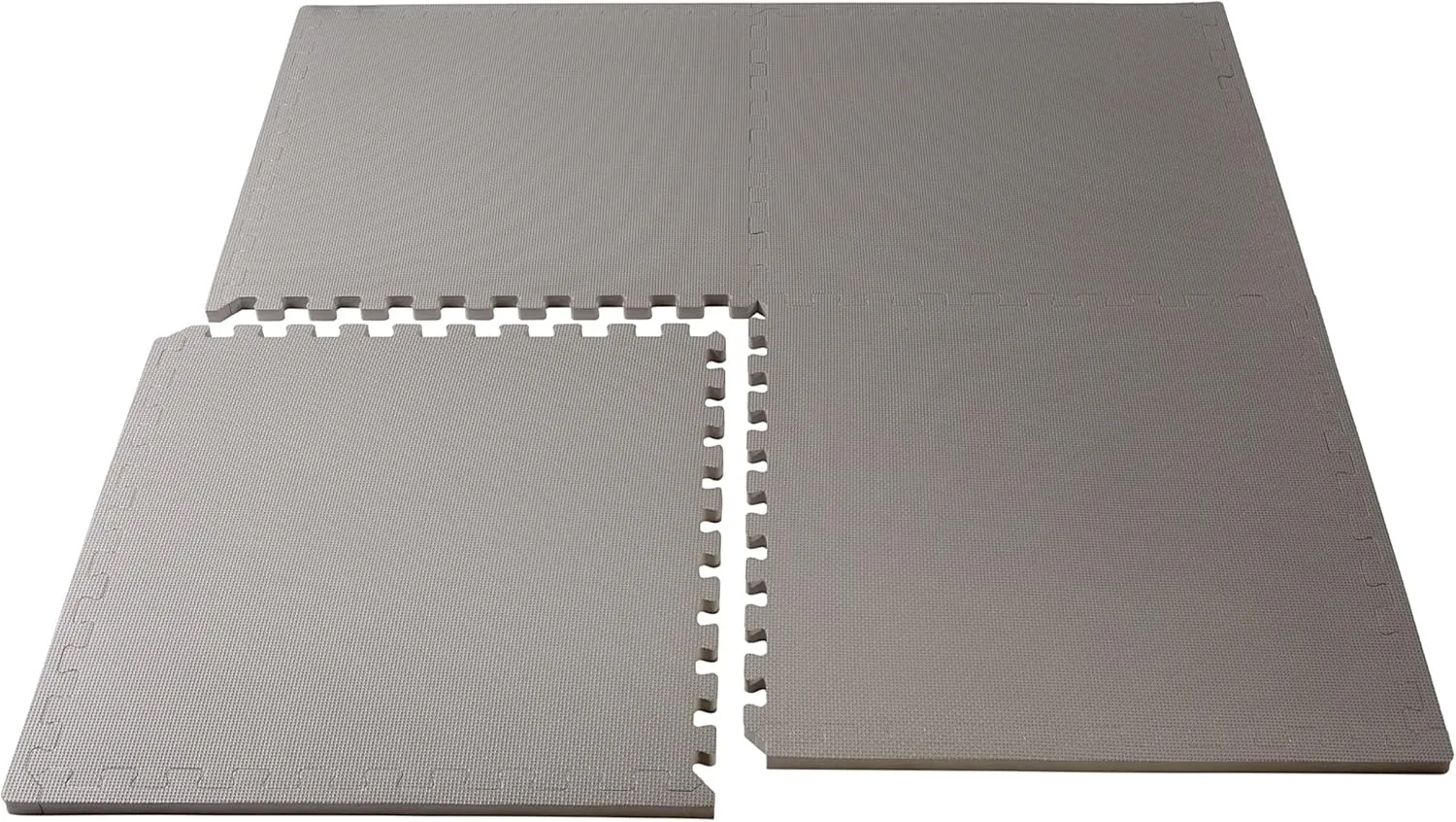 We Sell Mats 1" Thick Multipurpose Exercise Floor Mat with EVA Foam, Interlocking Tiles, Anti-Fatigue for Home or Gym, 24 in x 24