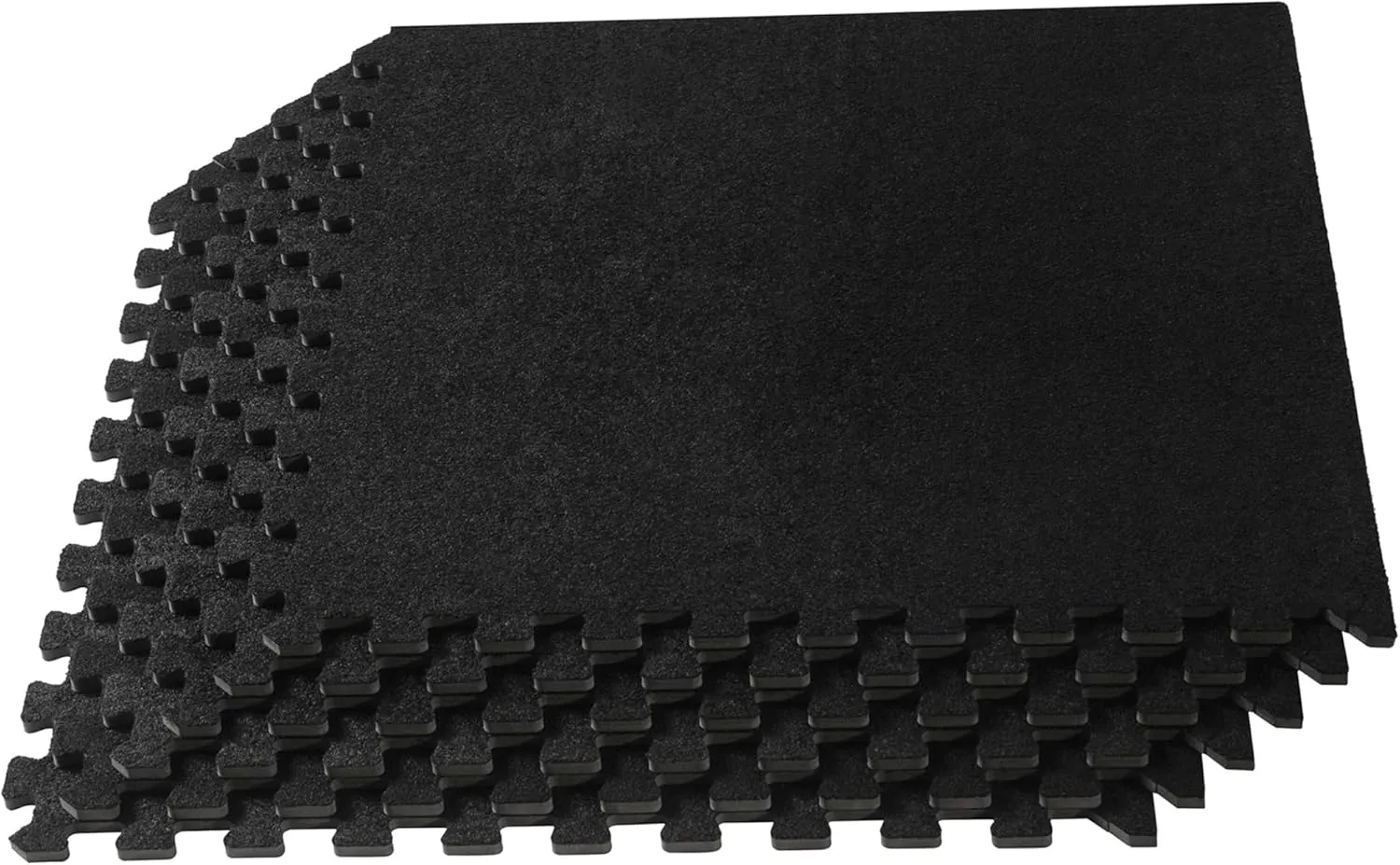 We Sell Mats 3/8 Inch Thick Interlocking Foam Carpet Tiles Durable Carpet Squares Anti Fatigue Support for Home Office or Classroom Use